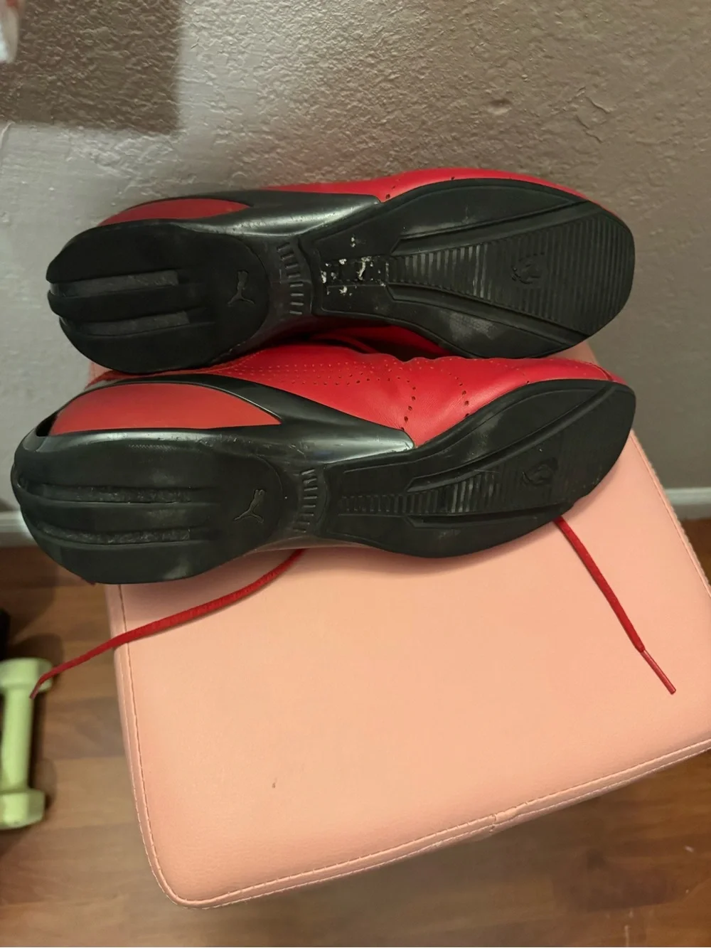 Puma Red Ferrari Crest Driving Sneakers